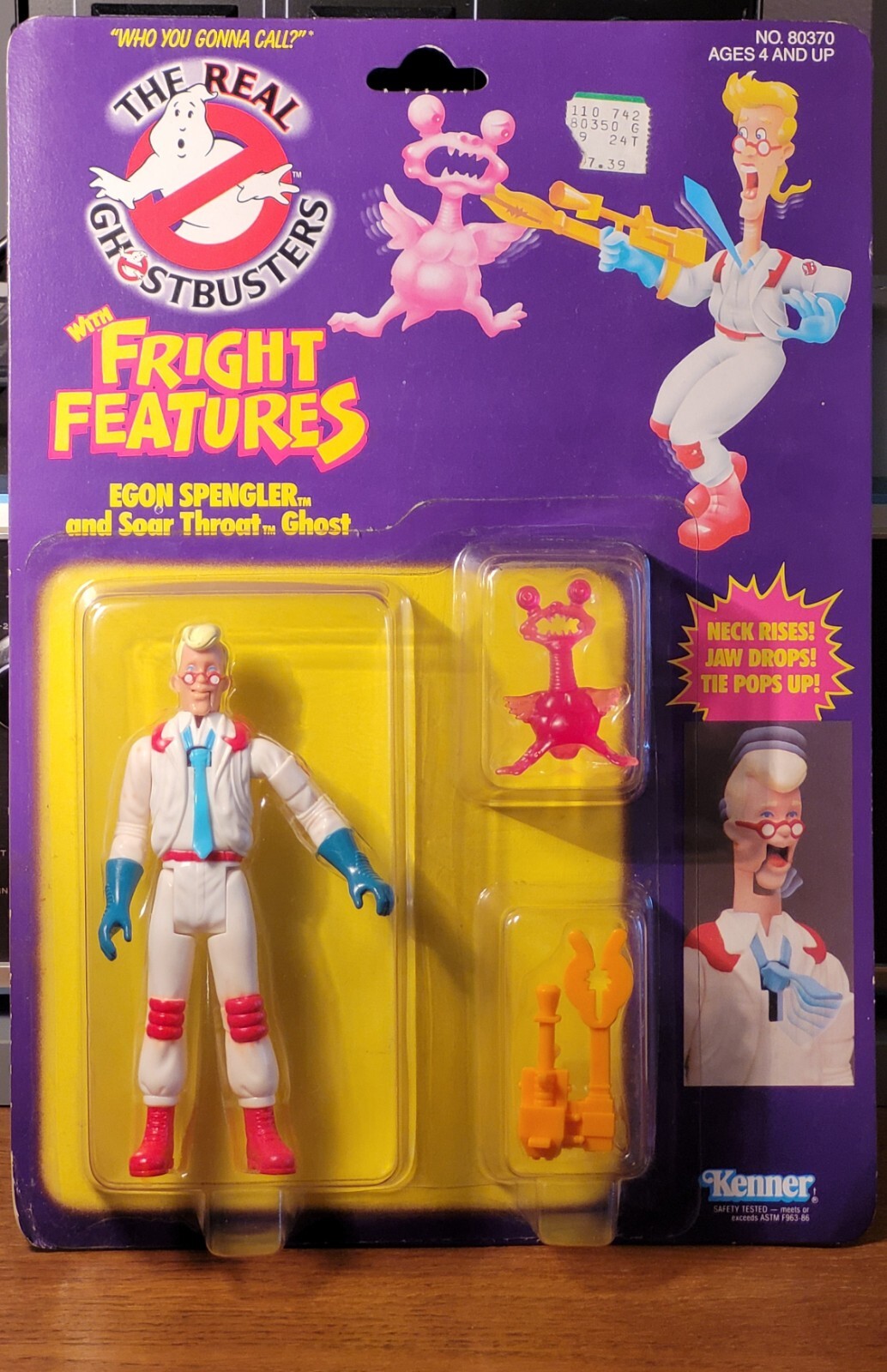 Ghostbusters Egon Spengler 1986 Figurine Articulée Complète avec Accessoire