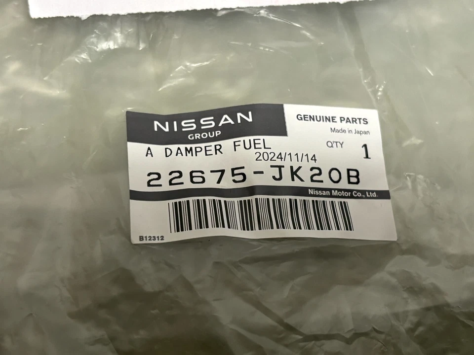 Infiniti Genuine G35 EX35 FX37 M35 QX70 Nissan 370Z Fuel Damper 22675-JK20B OEM Foto 2 de 4