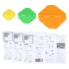 Kanzashi Flower Maker Set 3pcs Flower Maker Plates Fabric Flower Maker