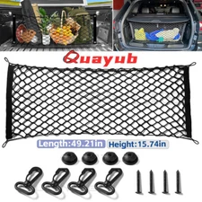 Rear Trunk Envelope Style Mesh Cargo Net For Chevy Silverado 1500 2500HD 07-2015