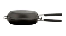 Bon Chef 61274 One Minute Omelet Pan, Black Nonstick Locking Upper and Lower Pan