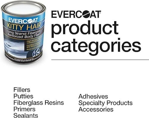 Relleno reforzado con fibra de vidrio para cabello de gatito Everocat para metal y fibra de vidrio-32 fl oz - Imagen 2 de 5