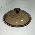 Amber Vision Corning Ware Pyrex Replacement Lid Pyrex 2.5 V-1-C V1C  for 1L Pot