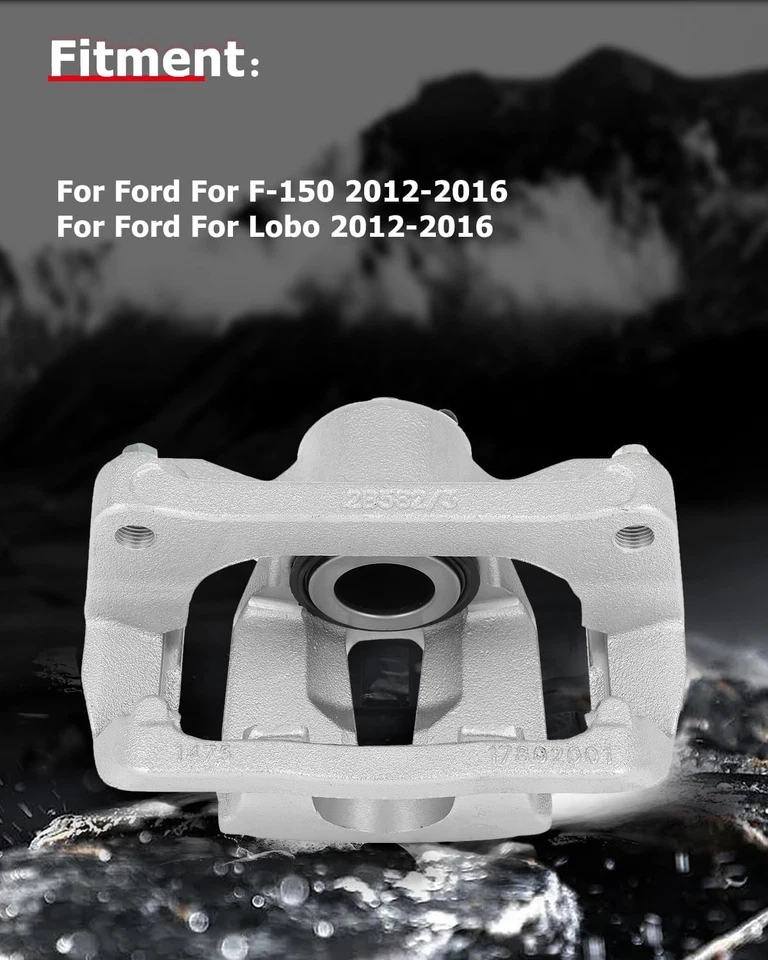 Rear Right Brake Caliper w/Bracket for 2006-2012 Ford F-150 18B5397 18B5396 - Image 2 of 4