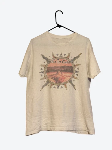 90s Alice In Chains T-Shirt Original Grunge Band Tee 1990s vintage concert t-shirt, vintage, size L, single stitch, B+ condition