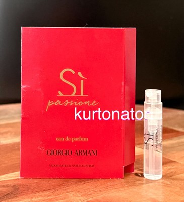 Giorgio Armani Si Passione Eau De Parfum Spray NEW Sample Size Vial 1.2ml