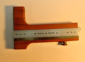 Woodsmith Fine Tools, No. 602 Set-Up Gauge, Brass, Wood, Near Mint, Made in USA