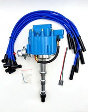 Mechanical Tach Drive Hei Distributor Blue 8mm Spark Plug Wires For Corvette Mechanical Tach Drive Hei Distributor Blue 8mm Spark Plug Wires For Corvette