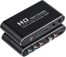 YPbPr to HDMI Converter with Scaler Function, Component Black