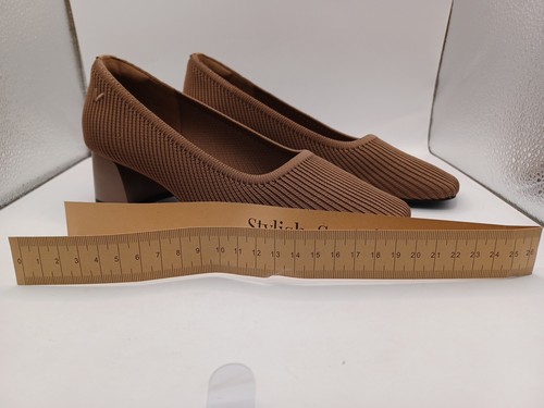 NEW Vivaia Melody 2.0 Square Toe Chunky Heel-Espresso Size 6.5 (37) - Picture 11 of 17