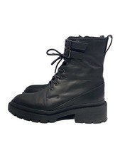 Lanvin En Bleu Lace Up Boots 22Cm Tank Sole Lace Up Short Boots 2719 K7G53