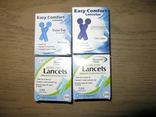 Lot of 400 Universal Twist Top Lancets - 100 Count x 4 Boxes 30 and 31 Gauge