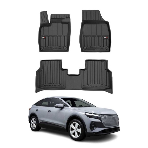 Omac Gummi FußMatten FüR Audi Q4 E-Tron 2021-2026 Premium TPE Automatten 4Tlg-image