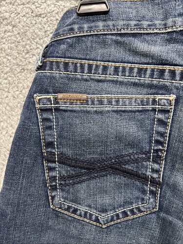 Ariat M8 Gage Modern Slim Leg Mens Jeans 28x32 Silverton Western Cowboy New - Picture 10 of 12