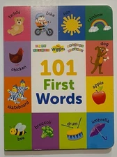The Wiggles Bananas In Pyjamas Play School 101 First Words Board Book 2023 B1 B2