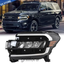 For 2022-2024 Ford Expedition w/o LED DRL Full LED Headlight Headlamp Driver