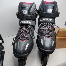 DBX Roller Blades Inline Skates w/ ABEC7 Bearings  Mothership Wheels - WmSize 8