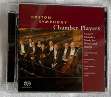 Boston Symphony Chamber Players CD Mozart Music for Winds & Strings  Hybrid SACD