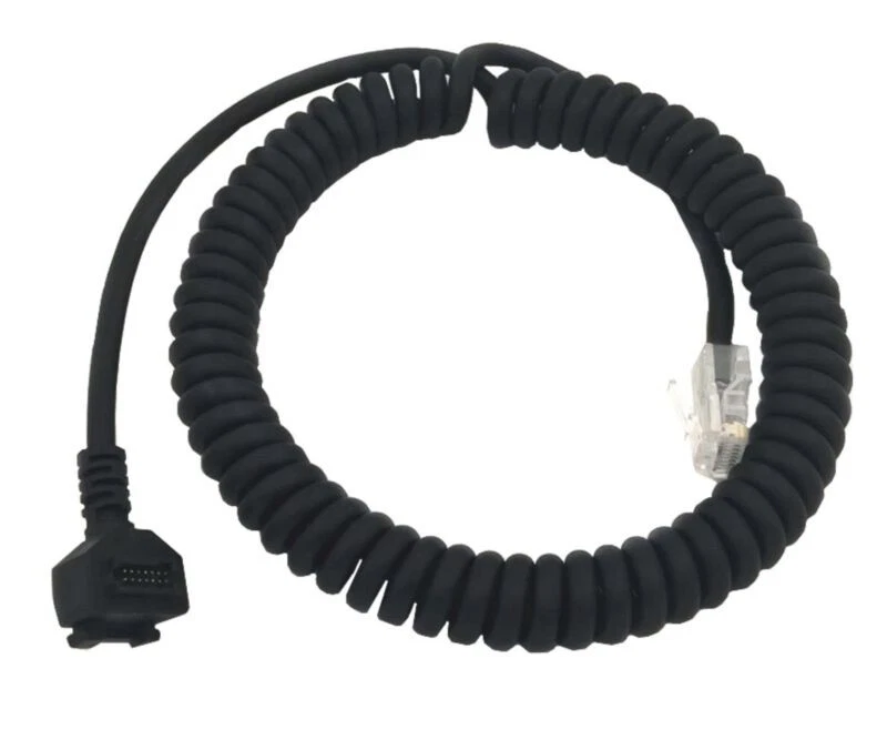 RJ45 8P8C to 14-Pin IDC Coiled Scanner Cable for VeriFone VX810 Male-Female - Image 4 of 4