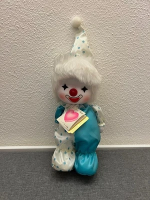 Vintage Harlekin Clown Puppe Spieluhr von Poter in OVP von 1986 - Bild 1 von 3