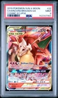 2019 POKEMON SUN & MOON COSMIC ECLIPSE #22 CHARIZARD & BRAIXEN GX PSA 9
