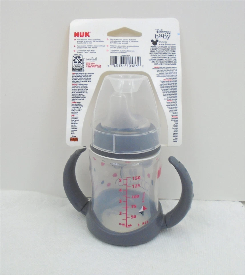 NUK Disney Learner Cup, Mickey Mouse 5 oz Soft Spout Sippy Cup, 6+ Months Unisex - Image 2 of 2