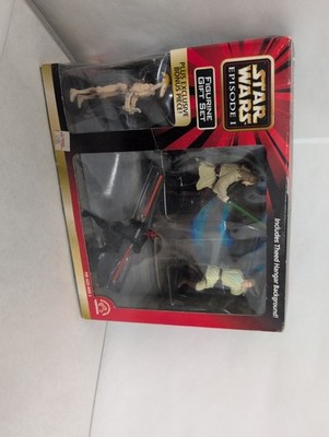 Star Wars Episode 1 Figurine Gift Set by Applause Darth Maul, Obi-Wan, Qui-Gon