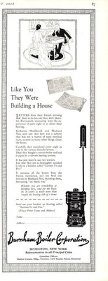 Irvington NY Burnham Boiler Home Heating System Boiler Furnace 1928 Mag Print Ad