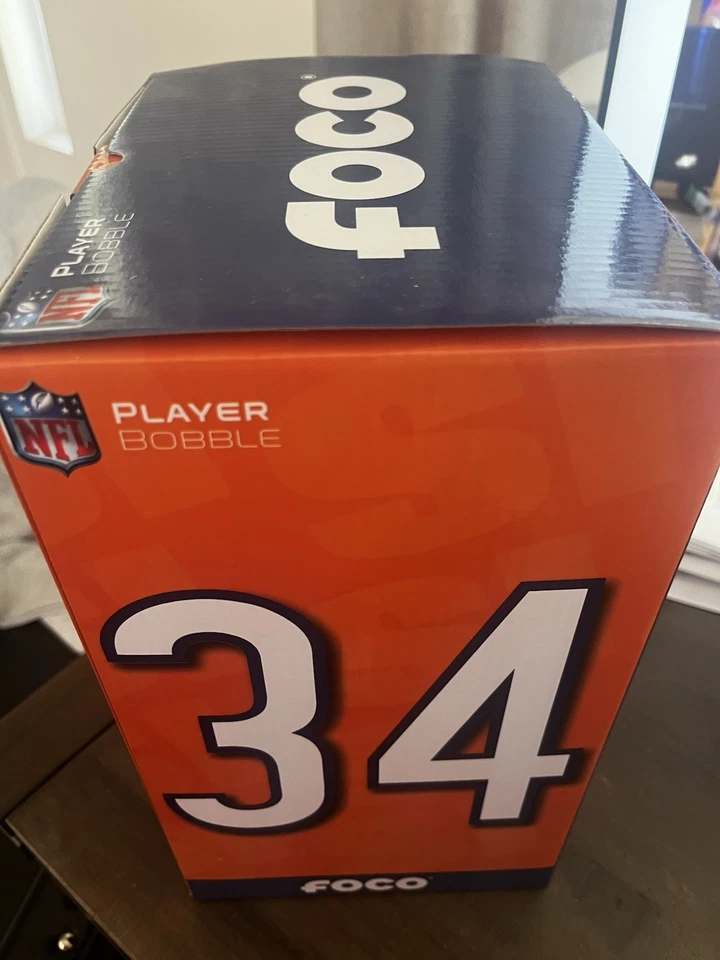 FOCO WALTER PAYTON SPORTS ИЛЛЮСТРИРОВАННЫЙ BOBBLEHEAD МЕДВЕДИ SN/100 НОВЫЙ! Редкий товар! - Изображение 2 из 3