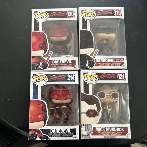 4-pack Funko POP Marvel MCU Daredevil  Figures 214/121/119/120