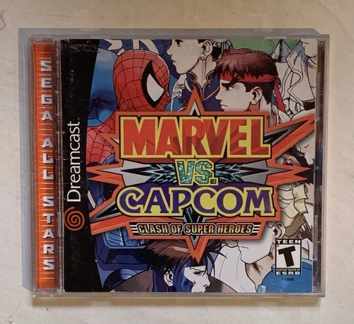 Marvel vs. Capcom: Clash of Super Heroes Sega Dreamcast CIB game As Is Untested
