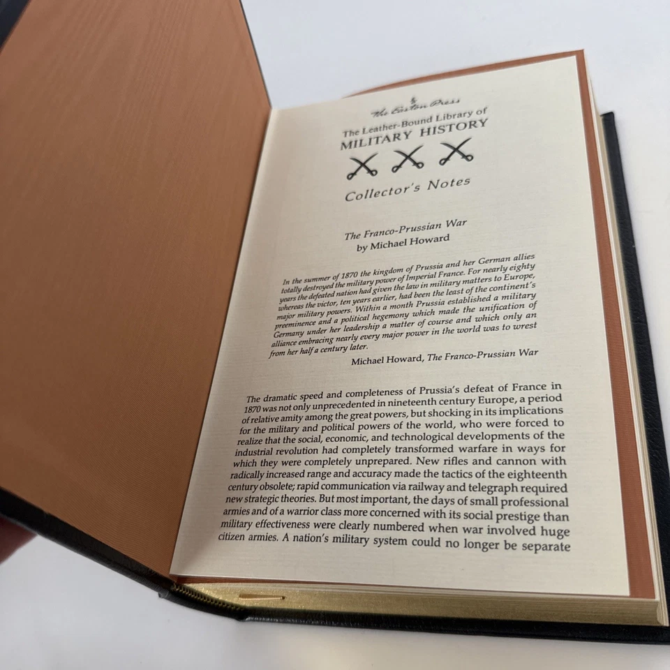 The Franco-Prussian War by Michael Howard, Easton Press, 1994 Foto 2 de 4