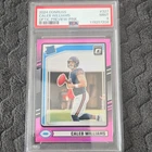 2024 Panini Donruss Caleb Williams #327 Optic Preview-Pink PSA 9 Bears