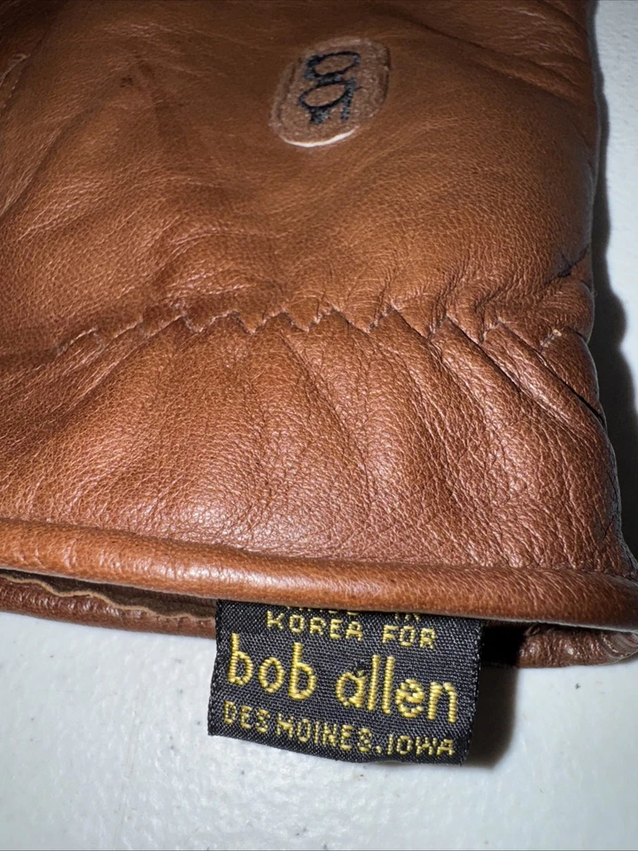 Guantes de Tiro Bob Allen Cabretta Cuero Aislados Marrón Talla M Medianos Foto 3 de 4