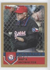 2003 Topps Traded & Rookies Gold 377/2003 Buck Showalter #T118 0b5