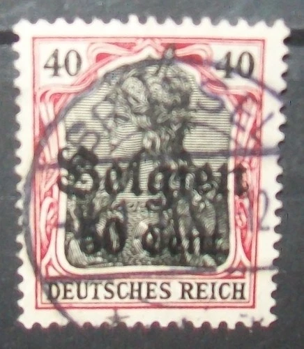 N°1972H STAMP DEUTSCHES REICH LANDESPOST IN BELGIEN CANCELED  Aus