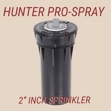 Hunter Pro-Spray 2" Inch Pop-Up Body Sprinkler Head 2" Spray Head 1/2" Inlet