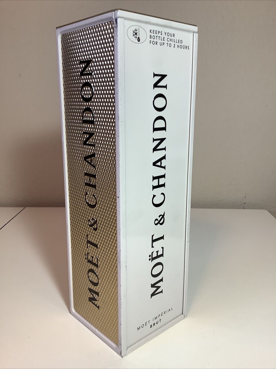 Moet & Chandon Imperial Brut Gold & White Metal Gift Box Moet & Chandon Imperial Brut Gold & White Metal Gift Box