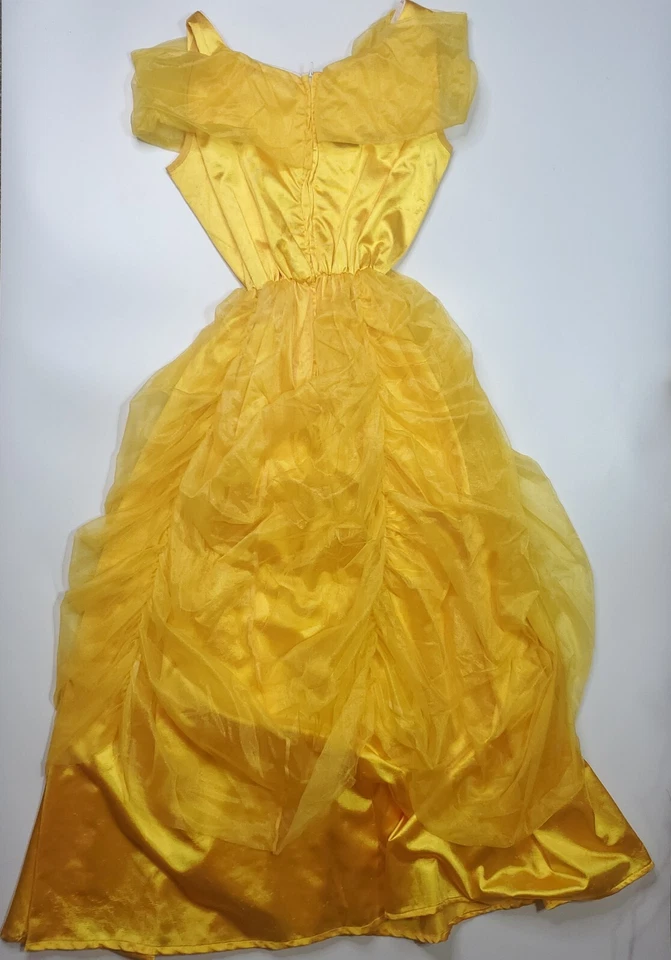 Disfraz de La Bella y la Bestia amarillo para mujer talla 8-9 Foto 4 de 4
