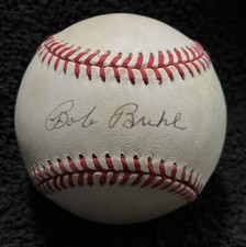 Bob Buhl 1957 Milwaukee Braves SIGNED AUTOGRAPHED ONL Baseball BECKETT COA
