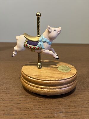 WILLITTS DESIGNS THE COUNTRYSIDE CAROUSEL PIG Figurine 12/17500