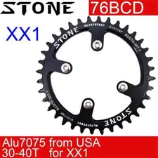 Stone Round Chainring 76 BCD for Sram XX1 30T 32T 34 36 38T 40T Narrow Wide