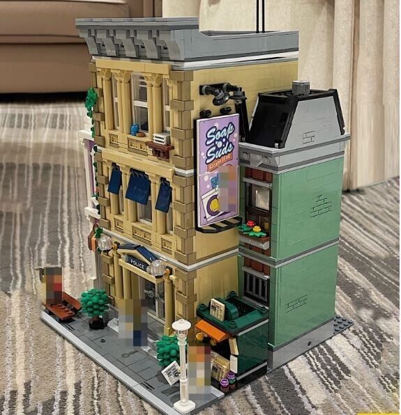 MOC Creator Expert 10278 Compatible Police Station Modular Building Blocks Set