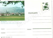 De la Télécommande P 116 Bildpostkarte Imprimer Échantillon 40 Pfennig