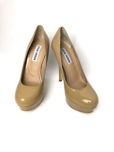 Steven Madden Nude Plataforma Zapatos de salón Taco Alto Talla 6M | eBay