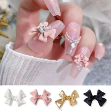 5pcs Nail Art Nail Drill Nail Decoration Bow Nail Drill Nail Accessories DIY INS