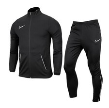 Nike Men AS Dry Academy 21 Track Suit Set Black Jacket Pant Jersey CW6132-010