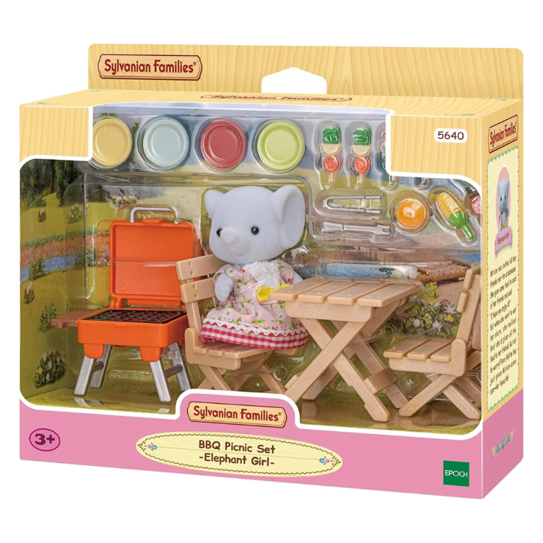5640 Sylvanian Families - Set Barbeque per Picnic: ragazza Elefante