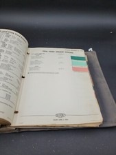 1956 Dupont Ford Spring Color Paint Chip Swatch Sheet Bulletin Supplement No 25a 1956 Dupont Ford Spring Color Paint Chip Swatch Sheet Bulletin Supplement No 25a