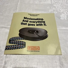 RARE & VINTAGE CAMERA BROCHURE EUMIG PHOTO SUPER 8 RETRO ADVERTISEMENT